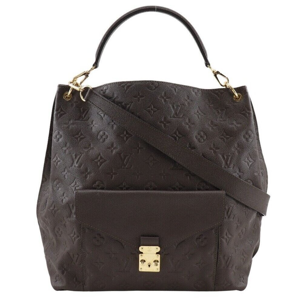 LOUIS VUITTON Metis Shoulder Bag M40809 2WAY Tail Brown Monogram Ann Platt...